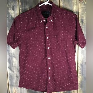 American Eagle Outfitters button down short sleeve casual shirt men’s medium